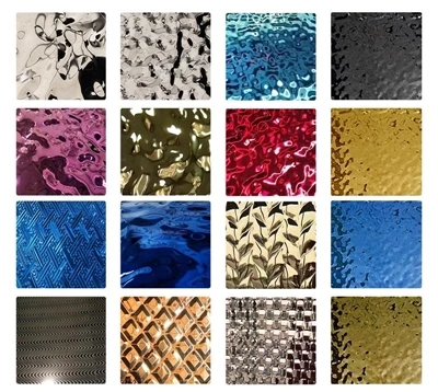 Water ripple stainless steel sheet manufacturing process